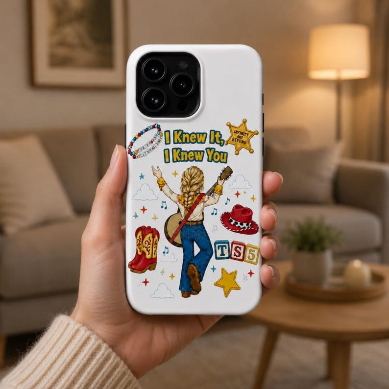 I Knew It I Knew You Phone Case, TS and Toy Story 5 Friendship Phone Case, Woody Buzz Lightyear Phone Case, Disneyland Toy Story Family image 1
