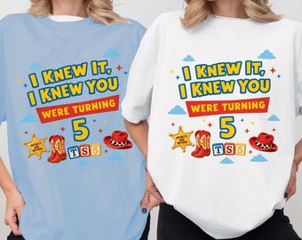 TSwift and Toy Story 5 Friendship Shirt, I Knew It, I Knew You Shirt, It's A Tay Story, Disneyland ToyStory Birthday Shirt, TSwift Music Tee