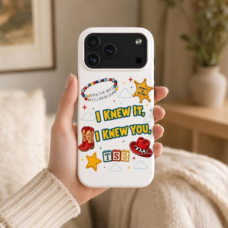 You've Got A Friend In Me Toy Story 5 Phone Case, I Knew It, I Knew You TS5 Phone Case, I Knew It I Knew You TS5 Music Phone Case image 1