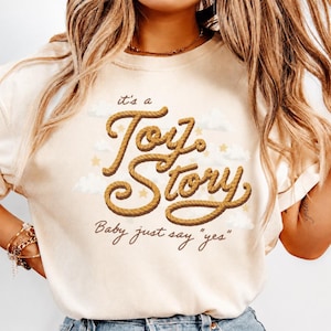 Toy Story 5 Comfort Colors Shirt, I Knew It, I Knew You Shirt, It's A Tay Story, Disneyland Toy Story Birthday Shirt, Music Tee Bild 1