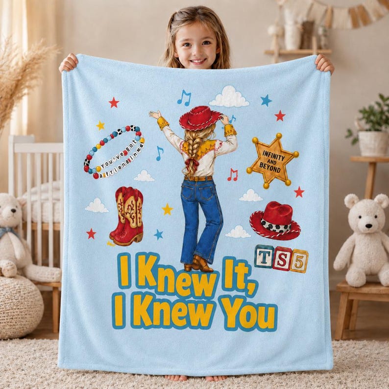 I Knew It, I Knew You TSwift Blanket, You've Got A Friend In Me Toy Story 5 Blanket, I Knew It I Knew You TSwift Music Inspired Blanket 画像 1