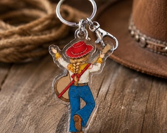 Cowgirl Toy Story Bag Charm, Disneyland Keychain, Jessie Bullseye Buzz Lightyear Keychain, I Knew It I Knew You Keychain, Toy Story 5