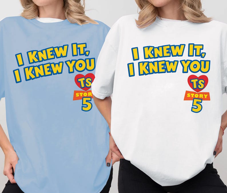 Disneyland Pixar Toy Story 5 I Knew It I Knew You Swift Shirt,TSwift Toy Story 5 Inspired Shirt,I Knew It I Knew You TSwift Inspired Tee image 2