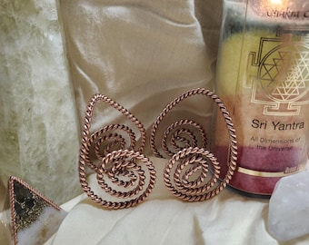 Copper palm rings