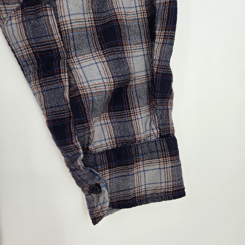 Vtg 60s/70s Sir Pendleton Wool Flannel Shirt Mens XL Plaid USA Made Long Sleeve image 7