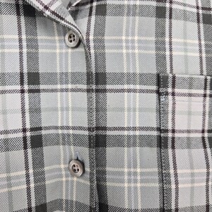 Vtg 90s Pendleton 100% Wool Plaid Flannel Button-Up Shirt Green Beige Mens M image 6