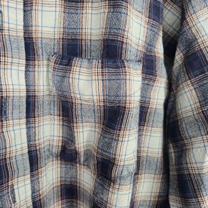 Vtg 60s/70s Sir Pendleton Wool Flannel Shirt Mens XL Plaid USA Made Long Sleeve image 6