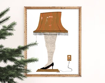 A MAJOR AWARD! A Christmas Story Leg Lamp\" Sticker For Sale By...