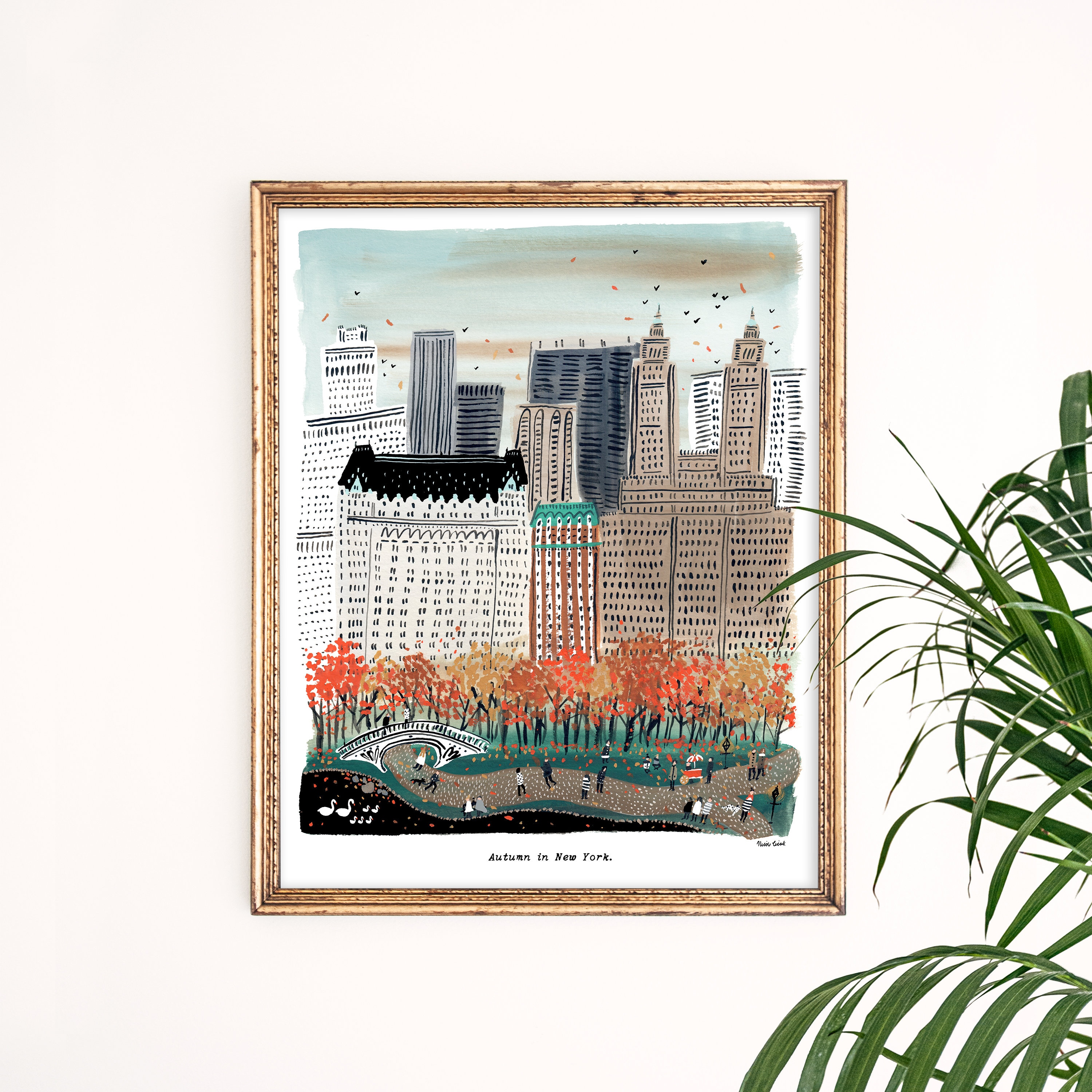 絵画 VERRIER NEWYORK CITY IN THE PALM OF YOUR VARIETY PACK OF 12 NEW YORK GREETING CARDS – VERRIER HANDCRAFTED