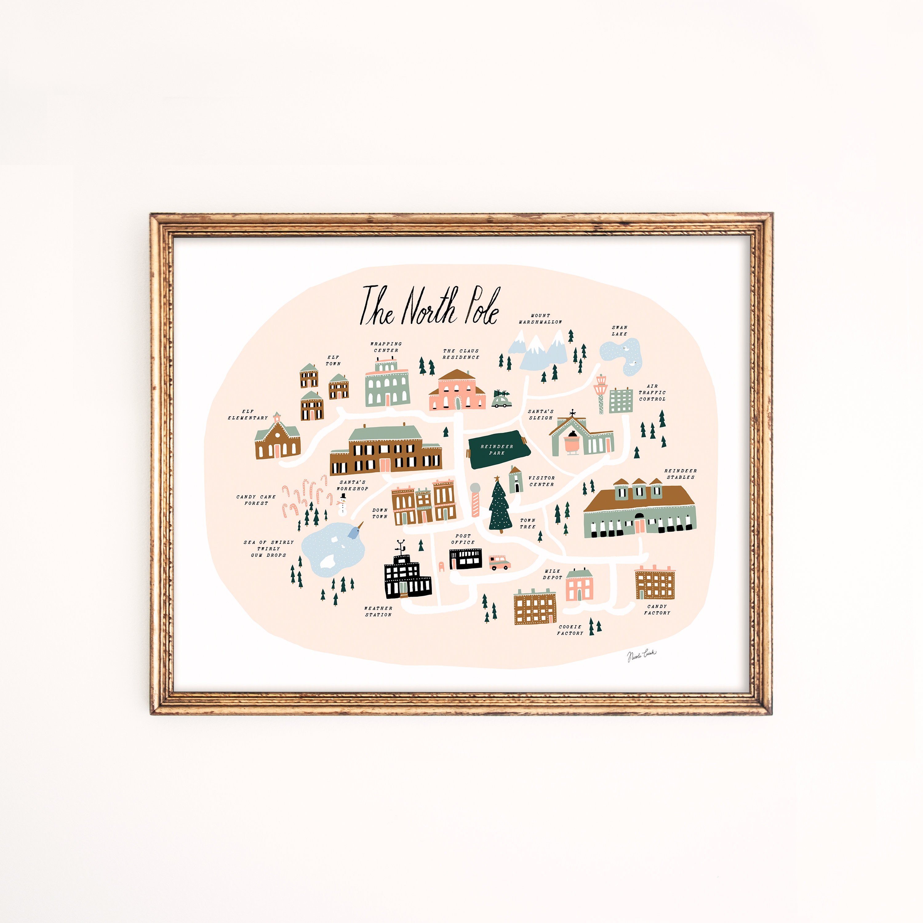 Santa Claus Village Map