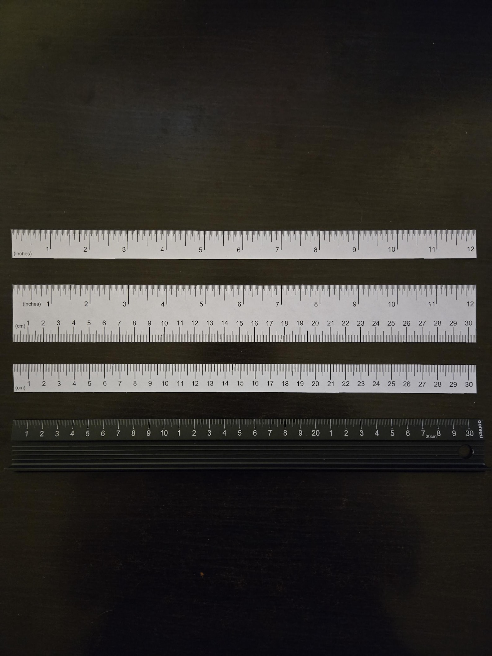 Printable Rulers | English and Metric Measurements Included | PDF | PNG ...