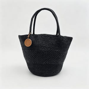 Borsa a tracolla di lusso in rafia, borsa a mano in paglia intrecciata all'uncinetto, borsa morbida per le vacanze al mare, borsetta estiva intrecciata da donna per resort