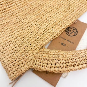 Raffia Straw Clutch, Handwoven Small Handbag, Mini Straw Tote Bag, Beach Everyday Summer Bag, Gift for Her