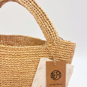 Raffia Straw Clutch, Handwoven Small Handbag, Mini Straw Tote Bag, Beach Everyday Summer Bag, Gift for Her