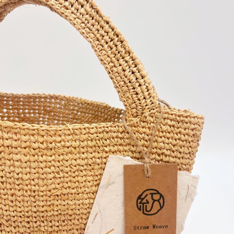 Raffia Straw Clutch, Handwoven Small Handbag, Mini Straw Tote Bag, Beach Everyday Summer Bag, Gift for Her