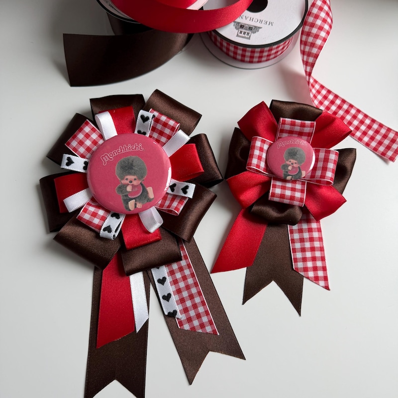 Rosette Ribbon Buttons - Etsy