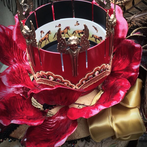 Reserve for Christine Women's Victorian Steampunk Carnival Hat: The Greatest Show