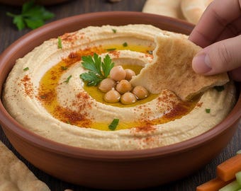 La recette du houmous végétalien à base de plantes de la vieille ville de Jérusalem.