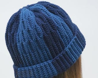 クラウンハットのかぎ針編みパターン、初心者向けチュートリアル、冬物