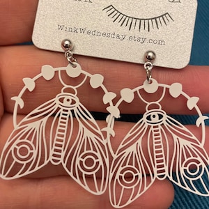 Luna Moth Earrings