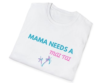 Mamma behöver en Mai Tai-t-shirt | Tropisk palmcocktailt-t-shirt