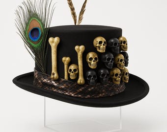 Large Adults Black Hooded All In One Skeleton Costume - Foto 6