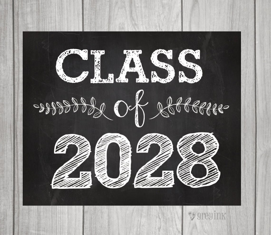 Class of 2028 Back to School Teacher Signs First Day of Etsy