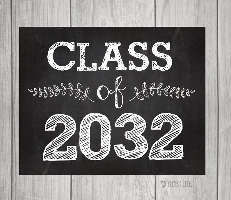 Class of 2032 Back to School Teacher Signs First Day of School Sign Teacher Signs image 2