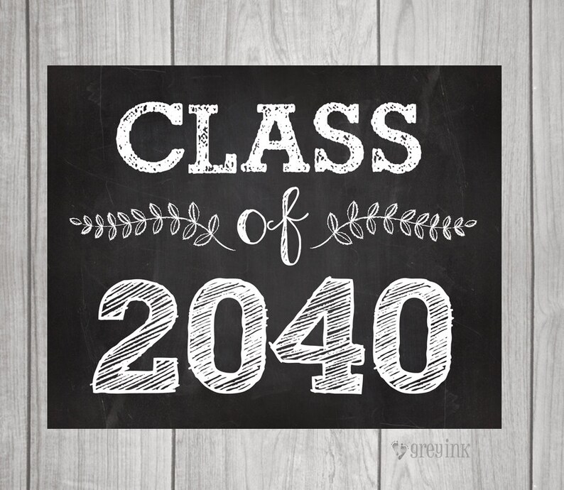 Class of 2040 Back to School Teacher Signs First Day of - Etsy