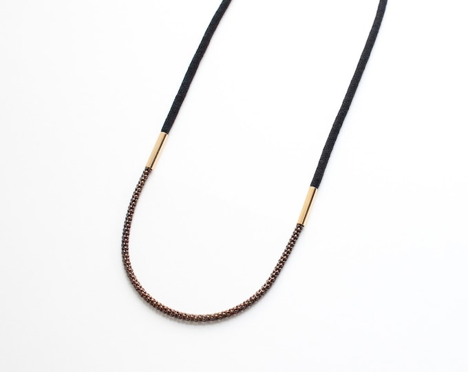 LAST CHANCE Rope & Chain Necklace - Etsy