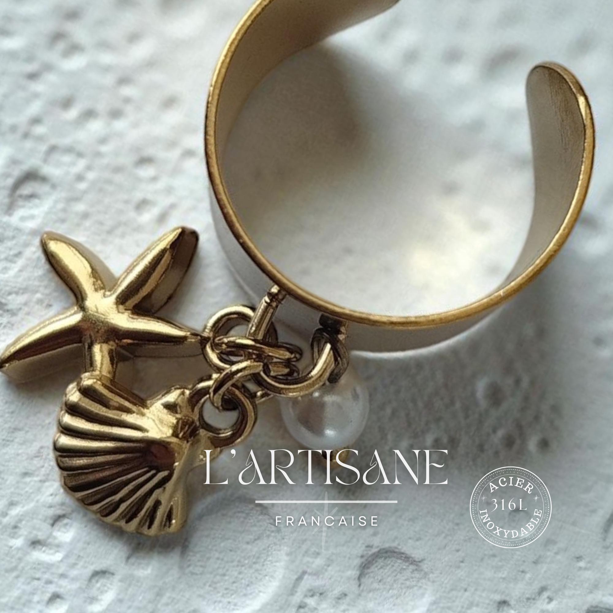 Bague avec Breloque Cœur | L'Arène à Bijoux
