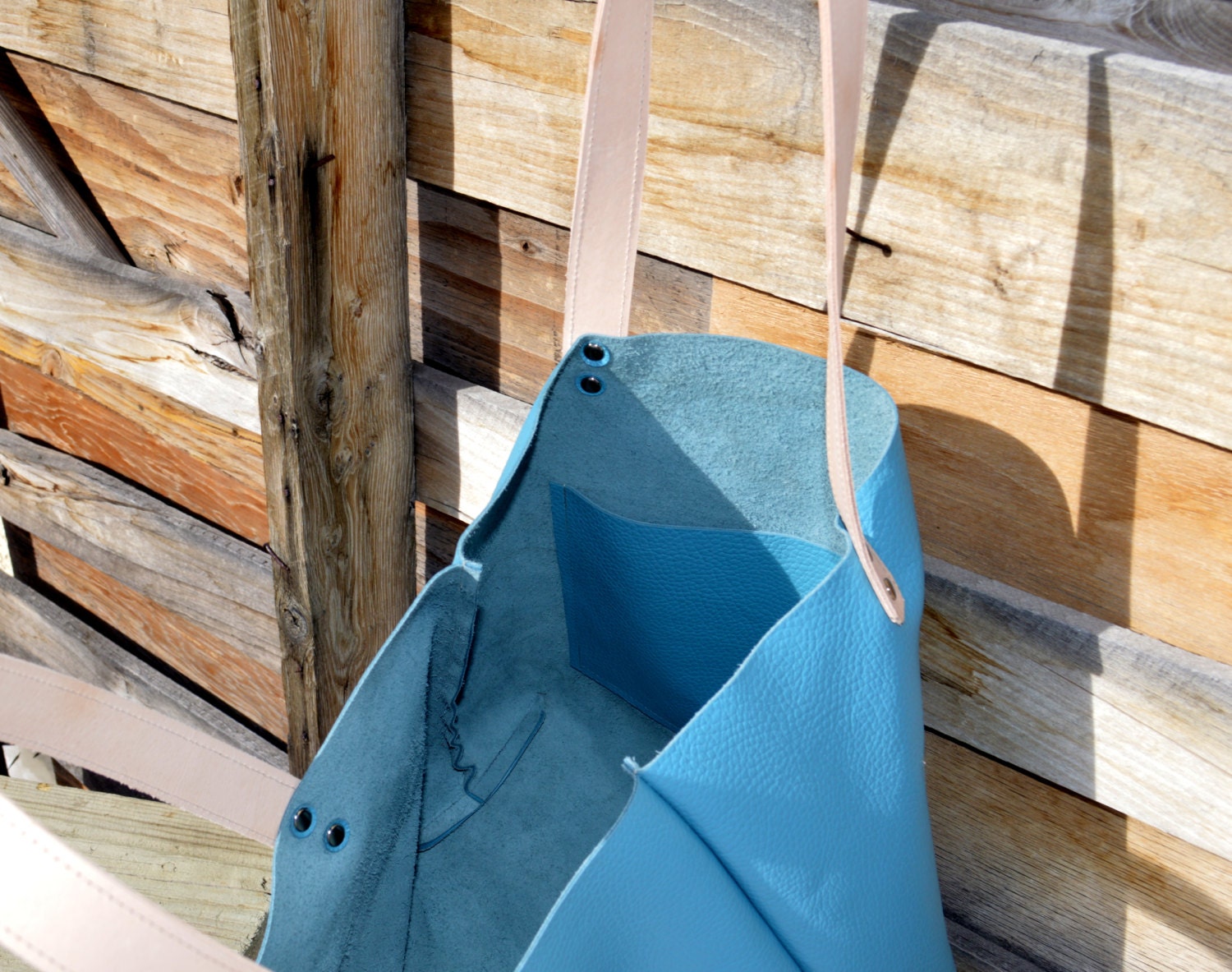 Leather Tote Leather Shopper Leather Bag - Etsy