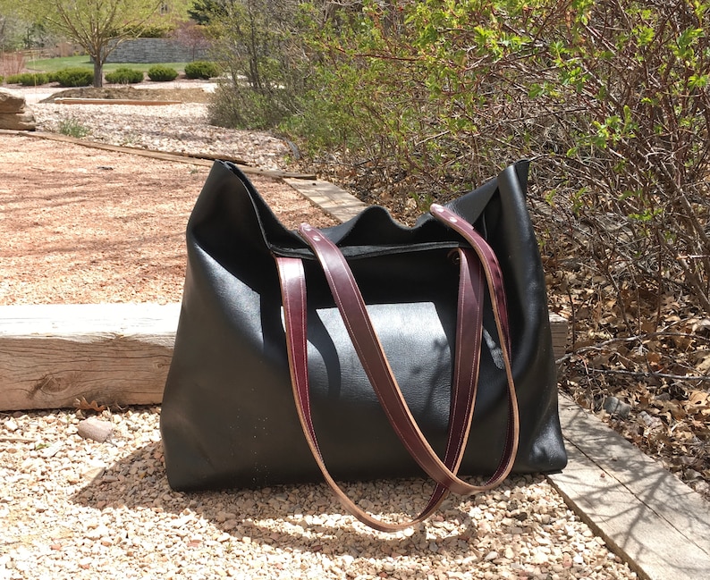Horse Rescue Fundraiser Leather Tote Leather Bag Leather Shopper