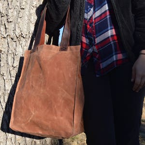 Waxed Canvas Simple Tote Waxed Canvas Shopper