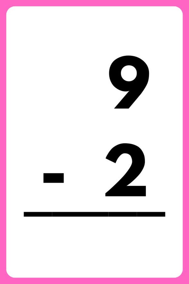 Math Flashcards for Kids! - Etsy