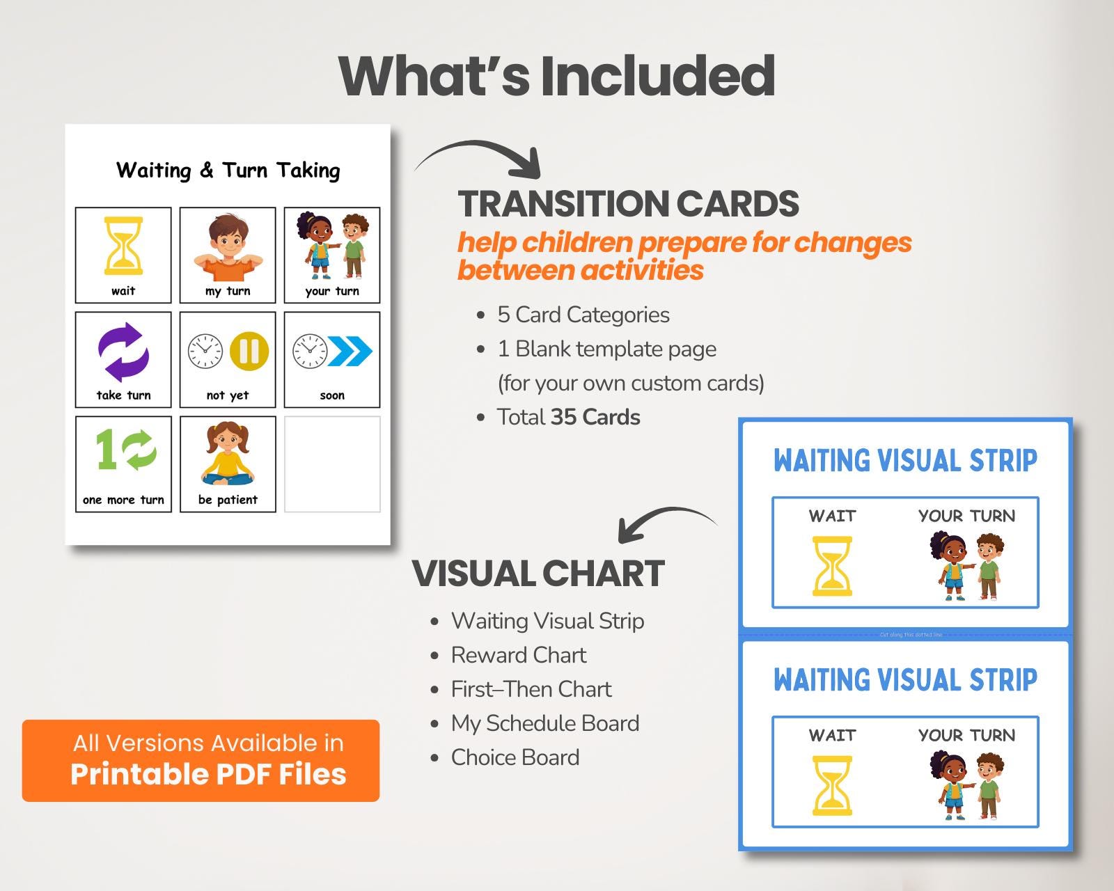 Autism ADHD Toddler Transition Cards | Visual Schedule Support (digital ...