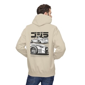 Skyline GTR Hoodie, Hakosuka R35 JDM Car Hoodie, Nissan Tuner Streetwear, Widebody Stance Enthusiast Gift image 18