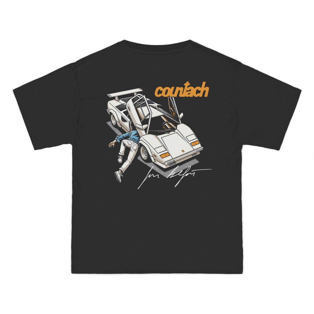 1974–1990 Lamborghini Countach Shirt - Unisex Streetwear Shirt Gift for ...