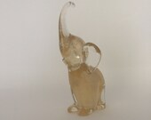 ARCHIMEDE SEGUSO Mid-Century Murano Glass ELEPHANT Figurine Sculpture