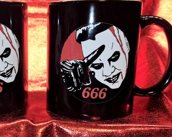 Tazas de café negras