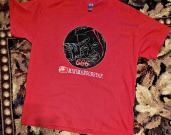 Camiseta roja XL - Mini Manson