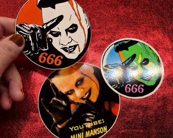 Pegatinas - Individual - Mini Manson