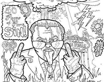 Libro para colorear - Mini Manson