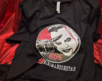 Camiseta negra XL - Mini Manson