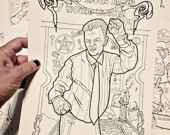 Paquete de refuerzo - Libro para colorear Mini Manson