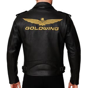 GOLDWING フード付きレザー風ジャケット 2XL Goldwing Jacket - Etsy