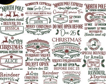 Santa Sack Embroidery Design – "Special Delivery" (Digital Download)