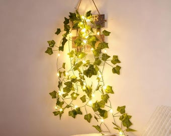 Ivy Vine LED Fairy Lights, Bedroom Decor lighting