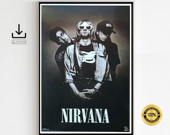 Kurt Cobain - Live on Stage - Nirvana - Officially Licensed GIANT