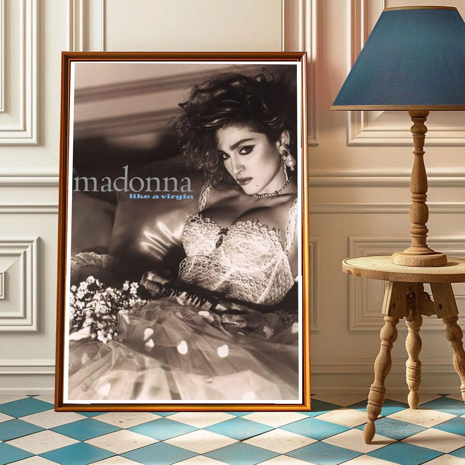 Madonna Like a Virgin Poster - Etsy